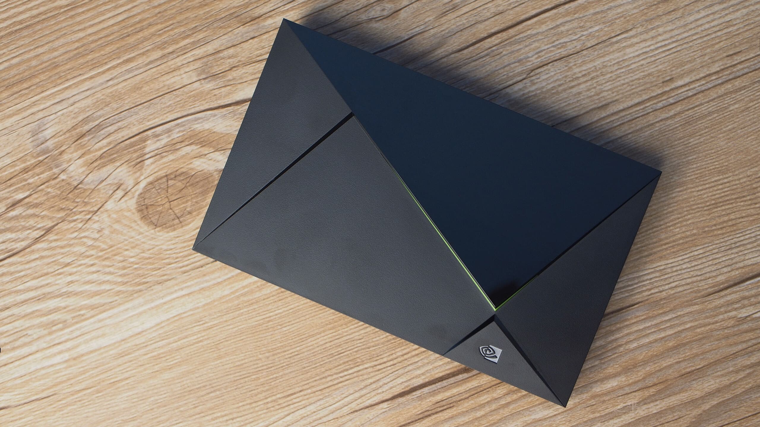 Nvidia Shield TV (2017) console — premium 4K IPTV Android TV flagship hardware (Wikimedia product photo)